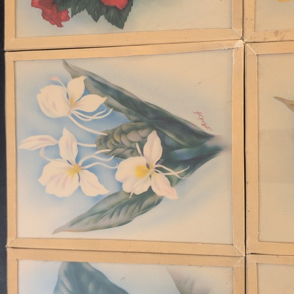 Vintage Floral Art Prints Set of 8 - Picture 3 of 10